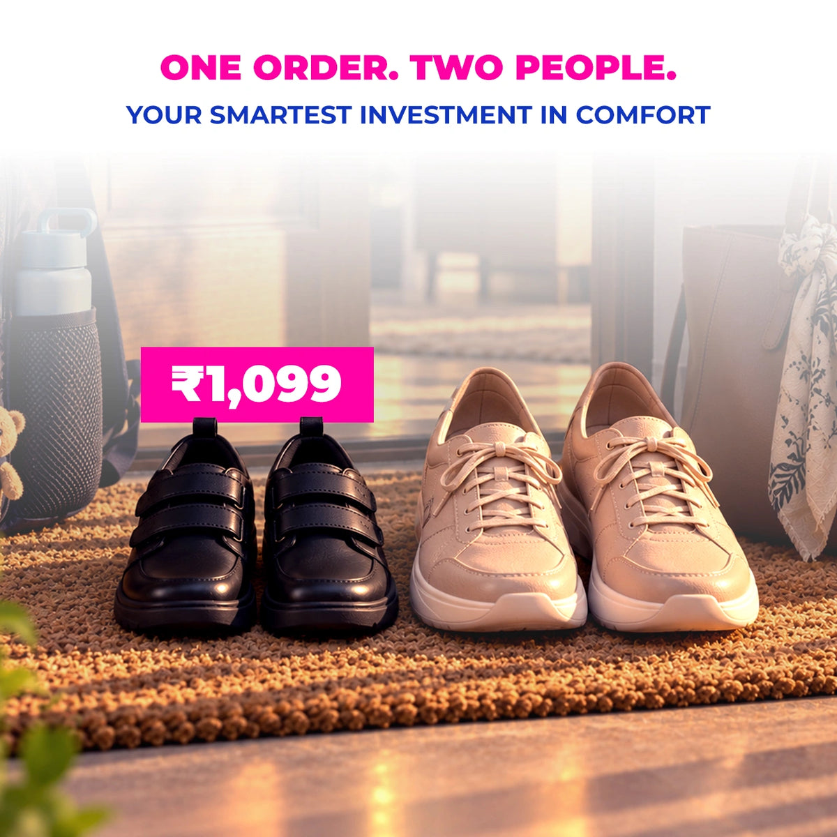 8ease Parent + Kid Duo — School Shoes for Them, Work Shoes for You