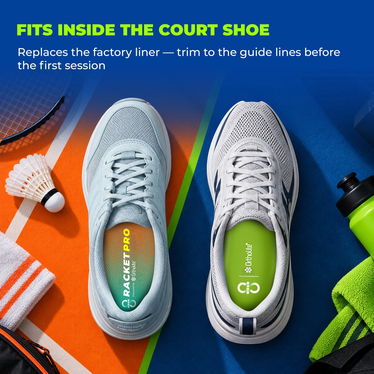 8ease Match + Training Kit — Racket Pro for Match Day, Sports Support for Everything In Between