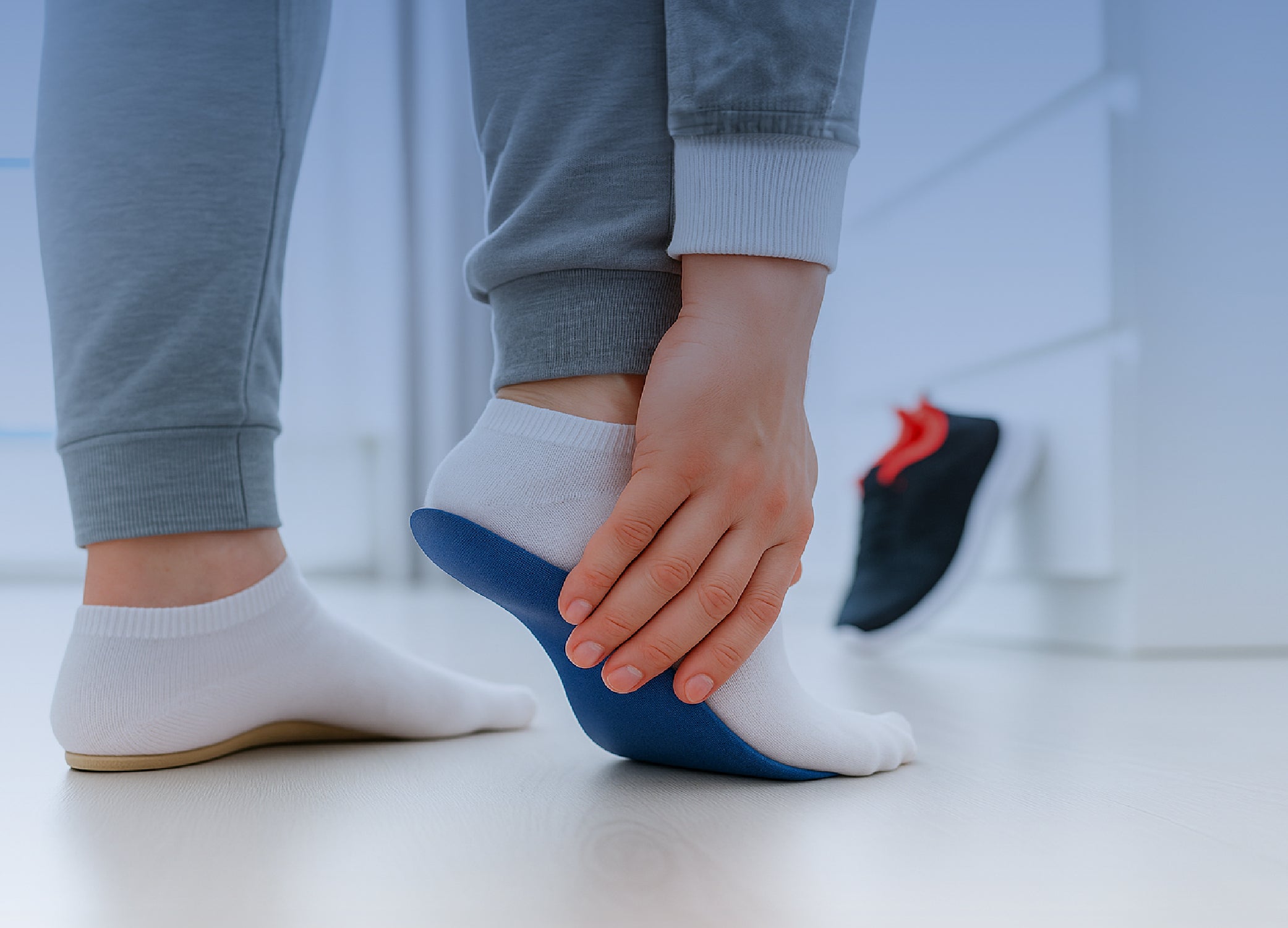 Open-cell foam technology used in 8ease comfort insoles