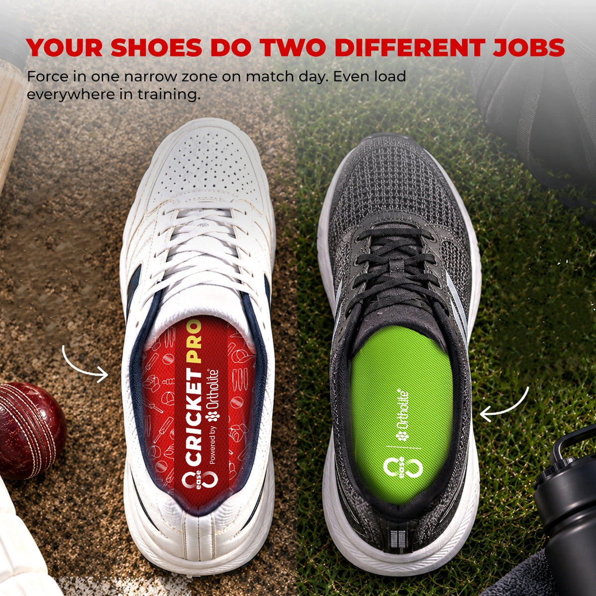 8ease Match + Training Kit — Cricket Pro for Match Day, Sports Support for Everything In Between