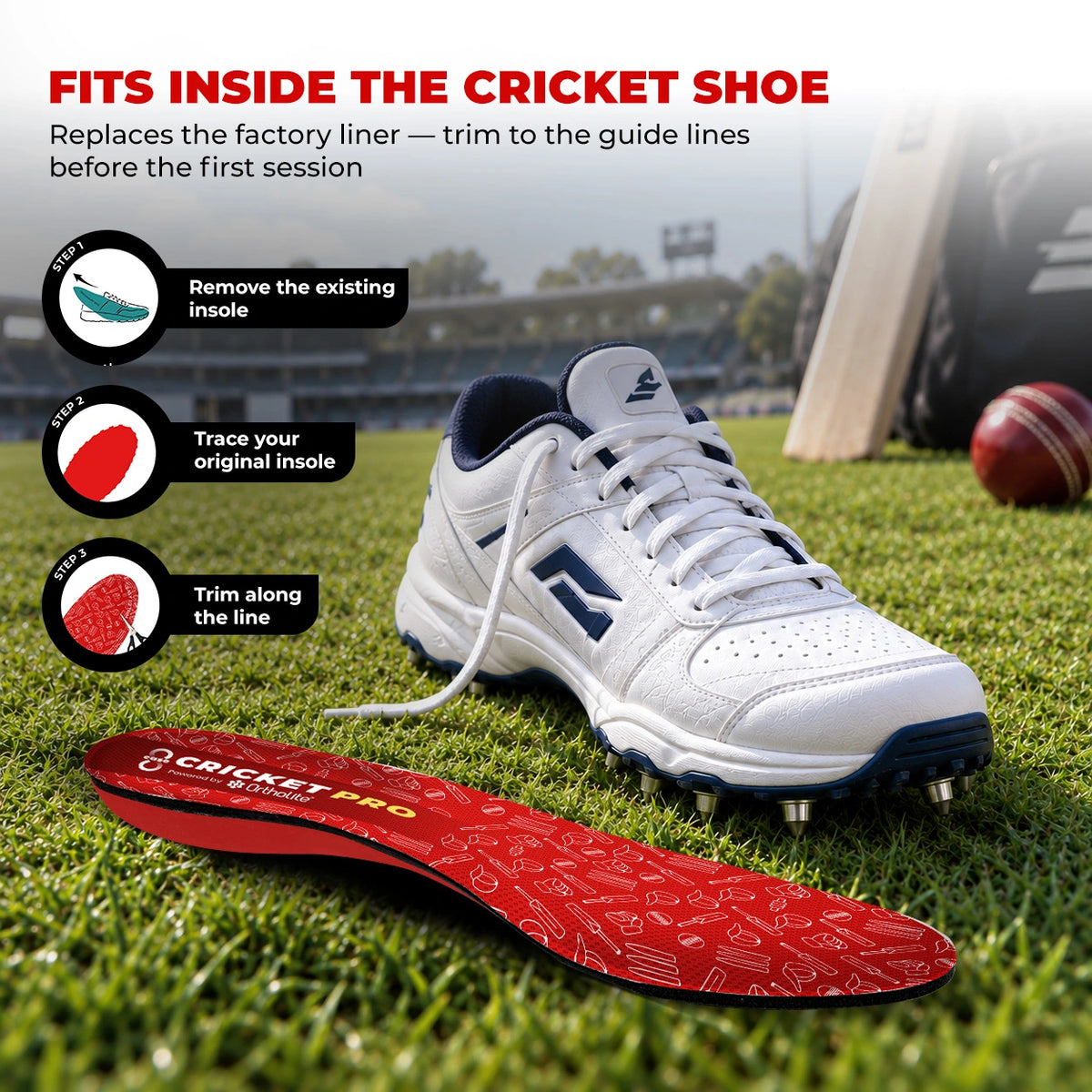 8ease Match + Training Kit — Cricket Pro for Match Day, Sports Support for Everything In Between