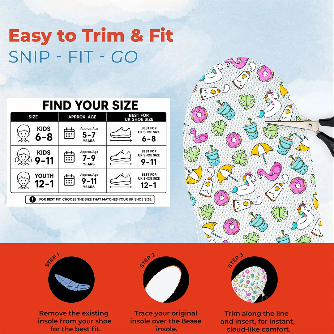 8ease Sprouts Kids' Comfort Insoles