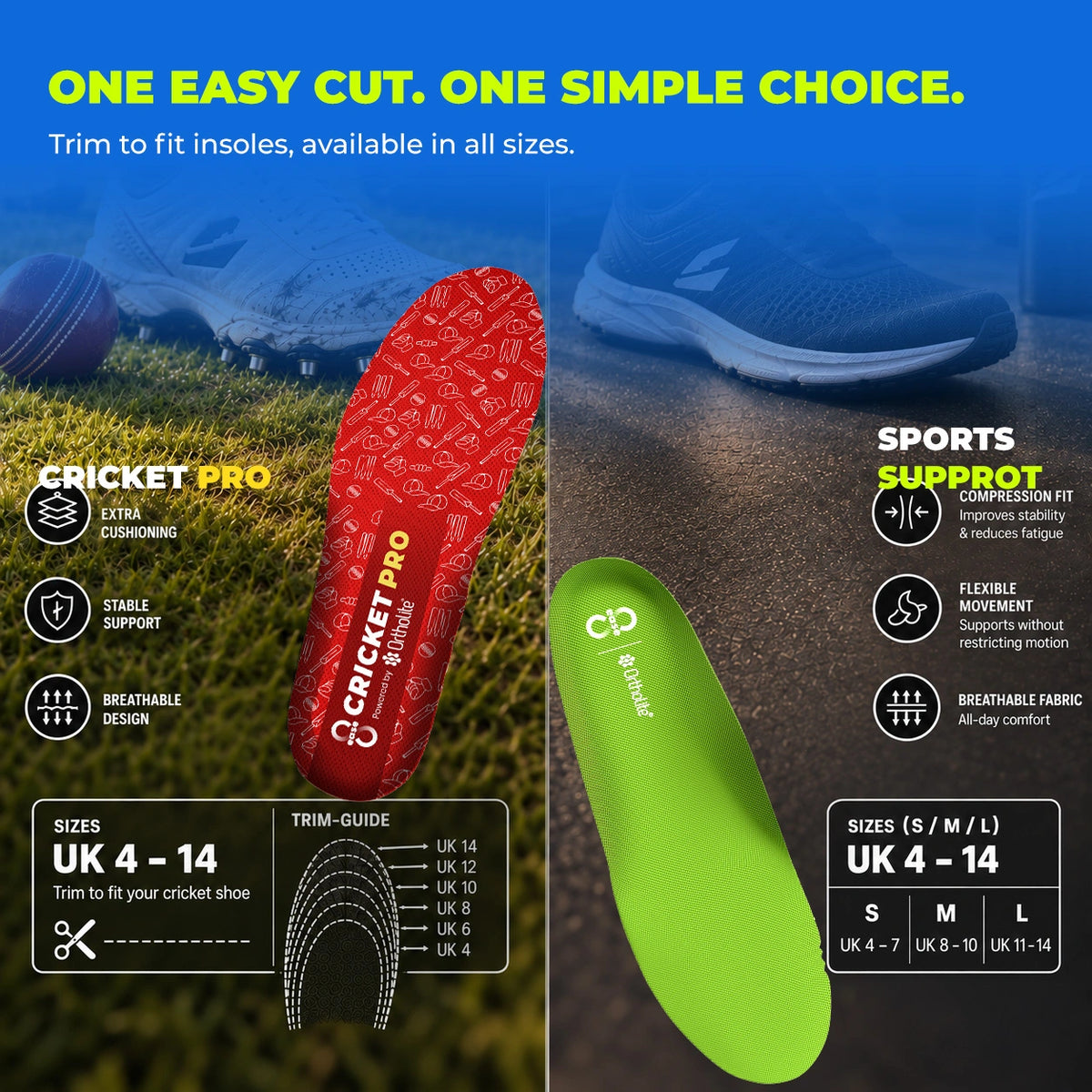 8ease Match + Training Kit — Cricket Pro for Match Day, Sports Support for Everything In Between