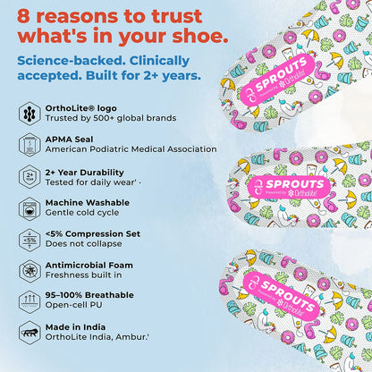8ease Sprouts Kids' Comfort Insoles