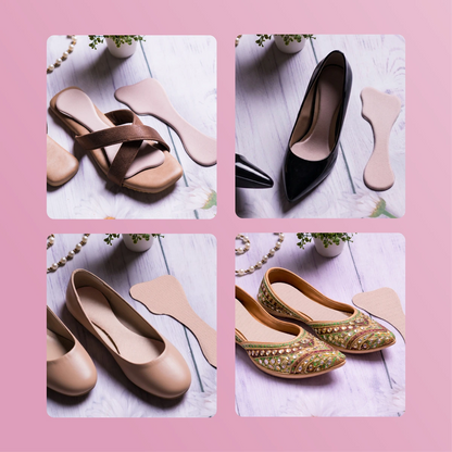 Belle SoleComfort women's shoe insole callouts: breathable, lasts 2+ years, zero bulk