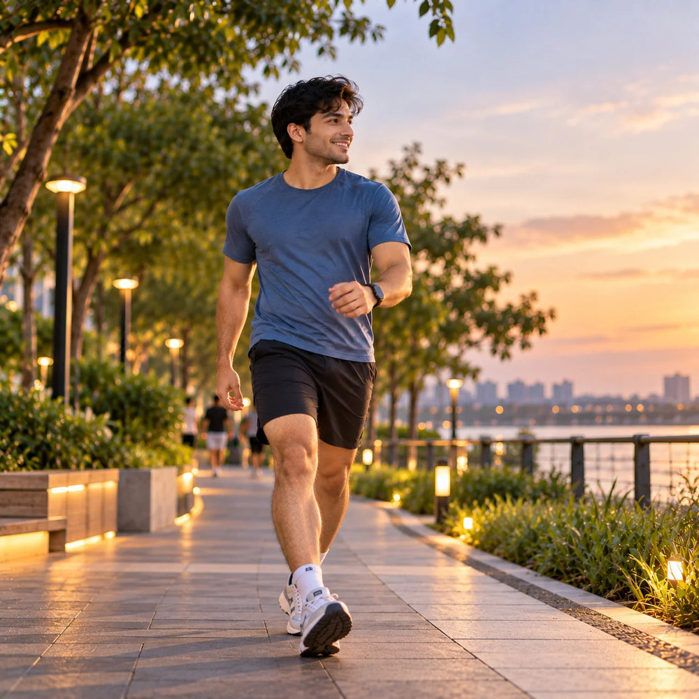 Evening walks & light fitness