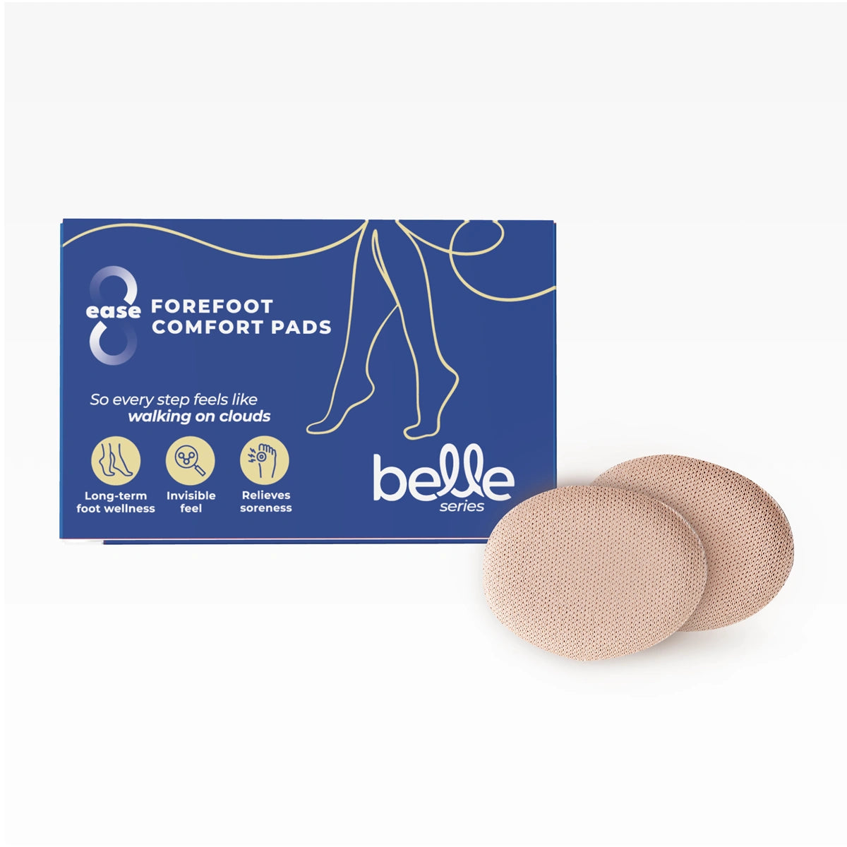 8ease Belle Forefoot Comfort Pads for Women