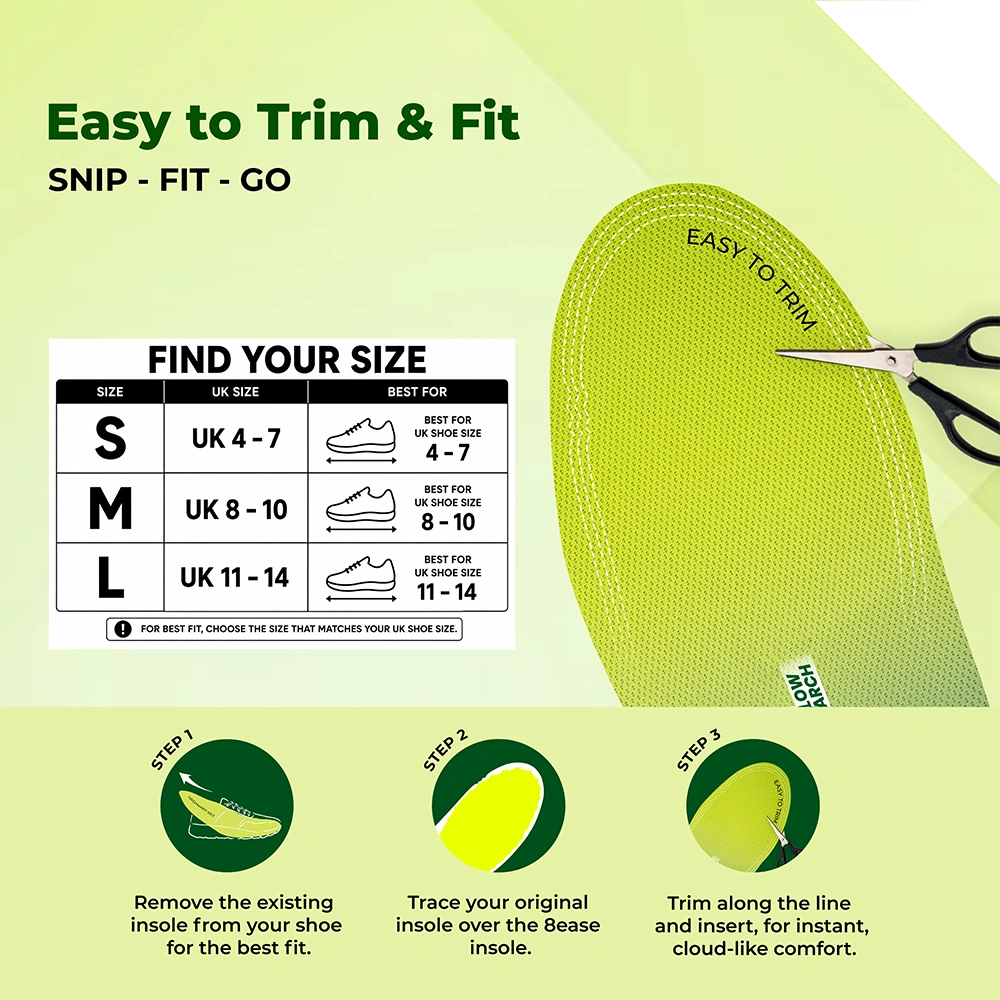 8ease Pro Support Daily Foundation Insoles