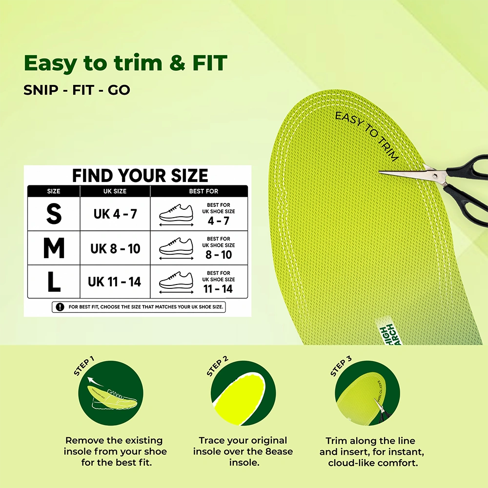 8ease Pro Support Advanced Correction Insoles
