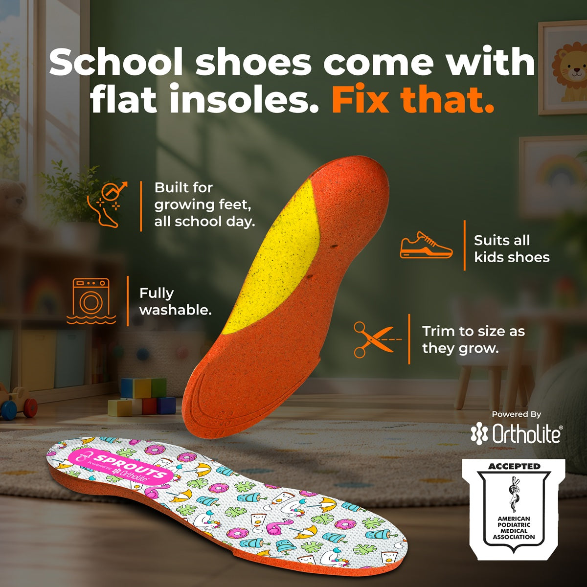 8ease Sprouts Kids' Comfort Insoles